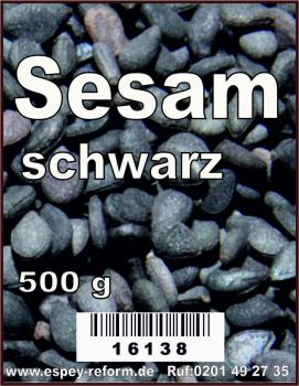 Sesam schwarz 500 g